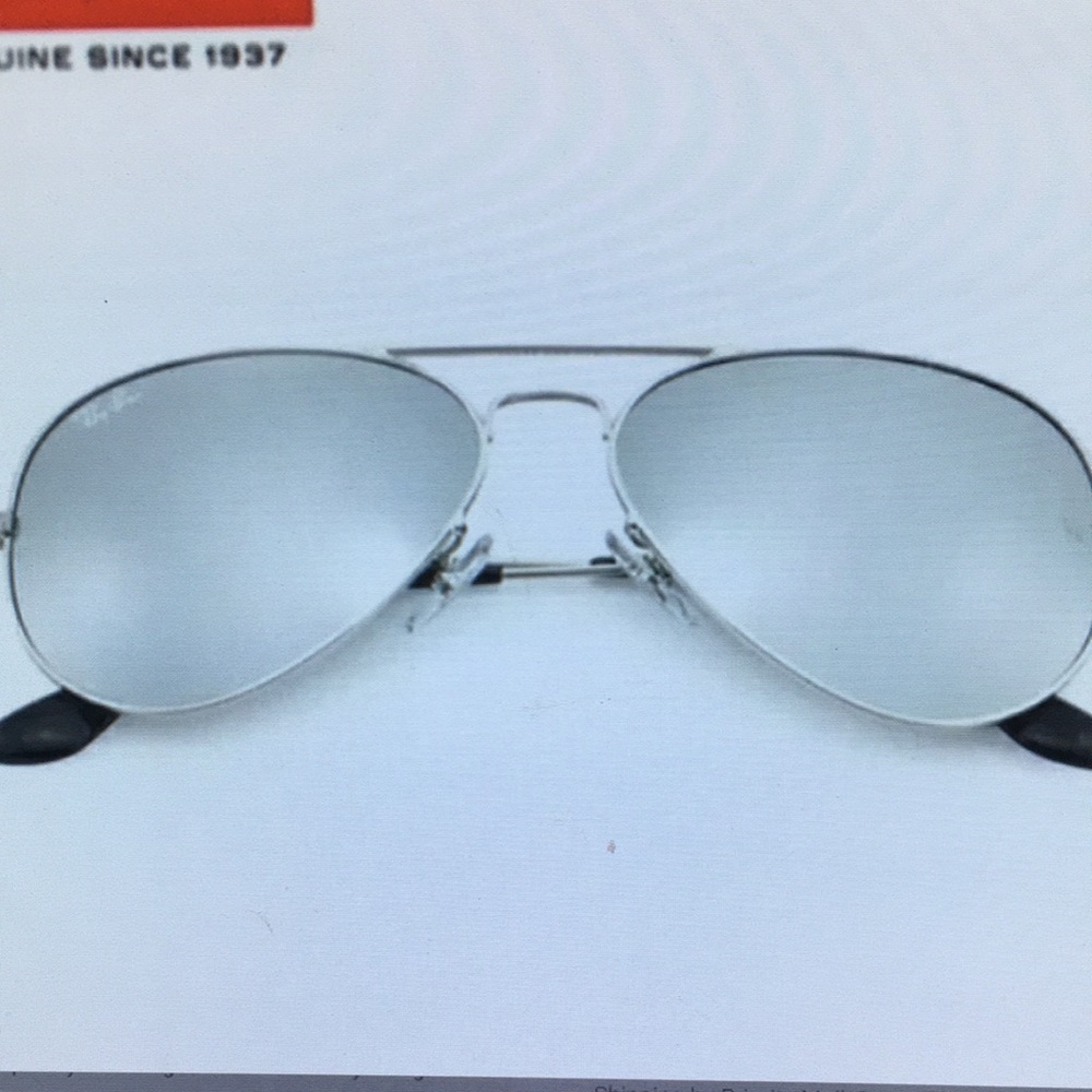 Ray-Ban Silver Aviator Sunglasses